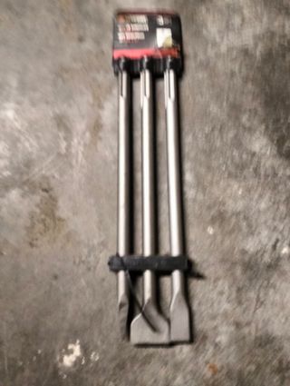 Set 3 Punte Scalpello SDS-Plus