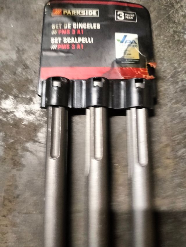 Set 3 Punte Scalpello SDS-Plus