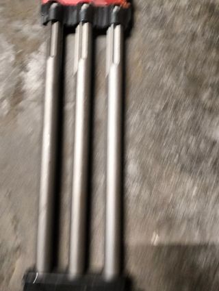 Set 3 Punte Scalpello SDS-Plus