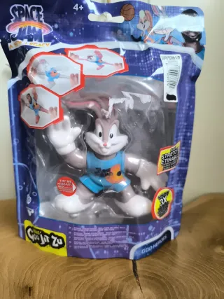 Figura Bugs Bunny Space Jam Elástica Goo Jit Zu