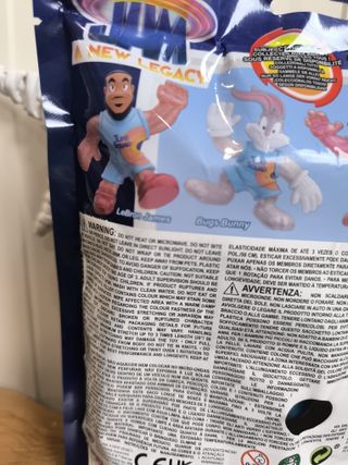 Figura Bugs Bunny Space Jam Elástica Goo Jit Zu