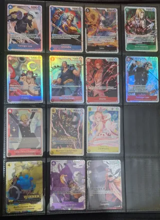 Lote Cartas One Piece