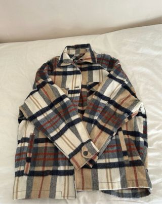 Sobrecamisa Zara cuadros