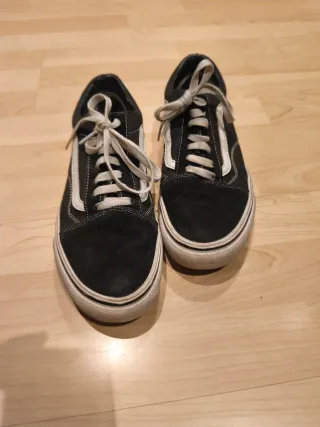 Zapatillas Vans plataforma negras
