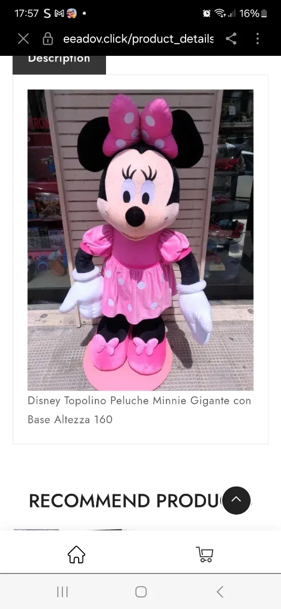 Minnie Mouse Gigante 160 cm