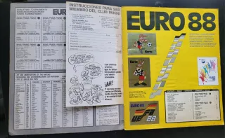 Álbum cromos fútbol Euro 88 - 98% completo