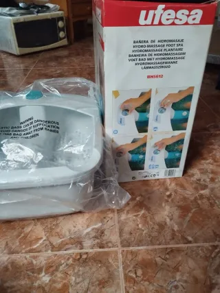 Masajeador de pie Ufesa BH5612
Masajeador-Burbujas
