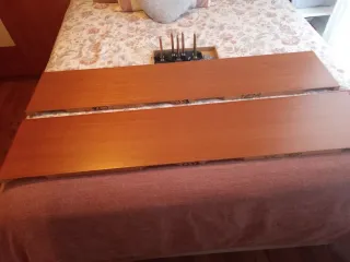 Baldas de madera melamina (2 unidades)