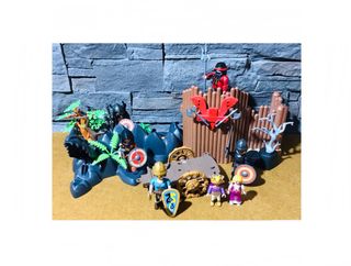 playmobil fortaleza vikinga, vikingos 