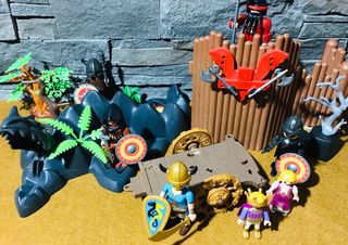 playmobil fortaleza vikinga, vikingos 