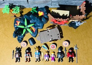playmobil fortaleza vikinga, vikingos 