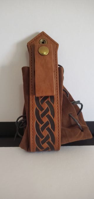 Bolsa Medieval de Piel Sintética