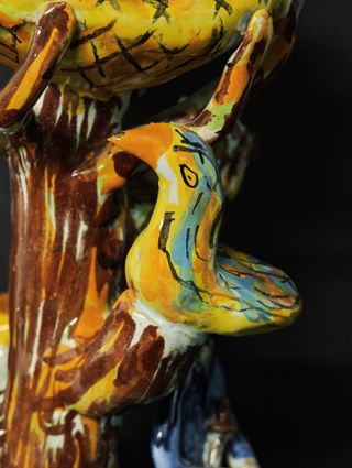 Scultura in ceramica - Firmata De Marinis, Cava