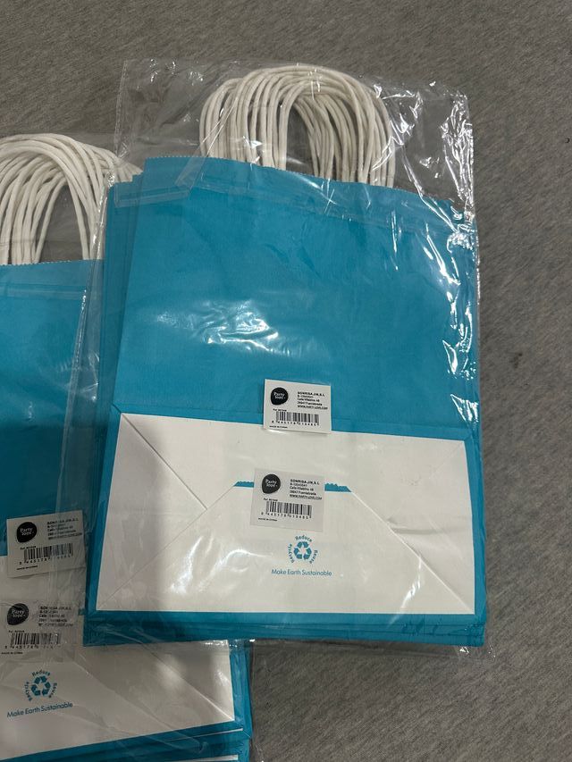 Bolsas de papel azul (Pack 10)