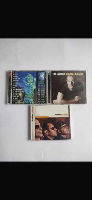 Lote 5 CDs Compilatorios Pop Rock Romántico