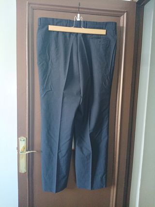 Traje de caballero azul raya diplomática