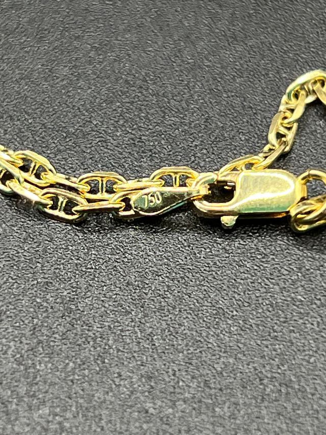 Catena in oro doppio forzato 18 carati 8,14 gr.