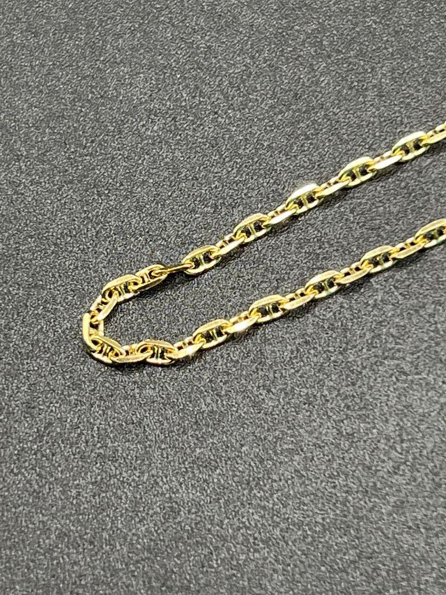 Catena in oro doppio forzato 18 carati 8,14 gr.