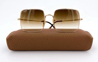 Gafas Ray-Ban Cuadradas Doradas Mujer