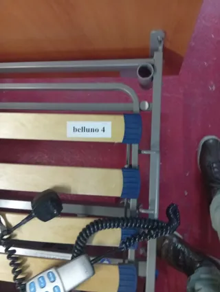 Cama articulada madera y metal