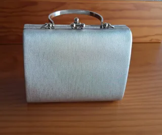 Bolso fiesta plateado