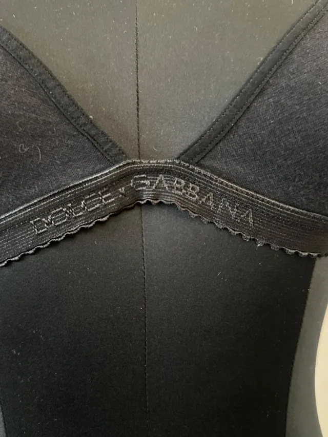 Sujetador Dolce & Gabbana Algodón Negro