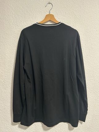Camiseta Supreme manga larga negra