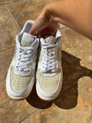 Nike Air Force 1 Shadow Beige/Blanco Hombre