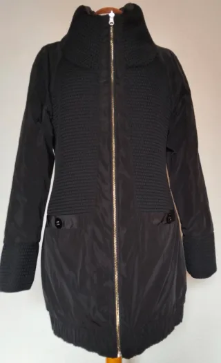 Abrigo Bocetto Negro Reversible