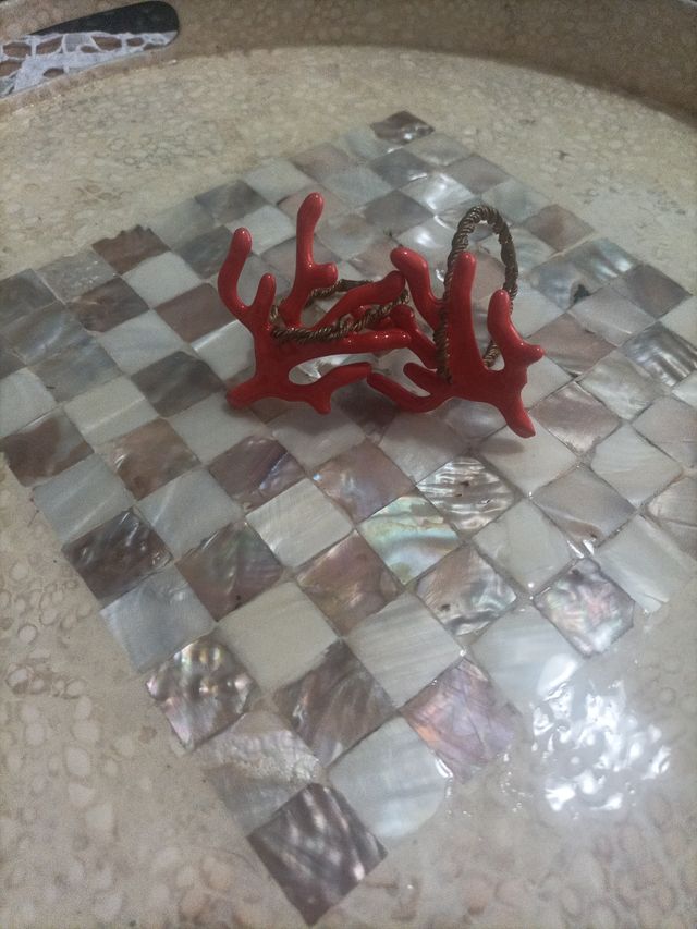 Bandeja decorativa redonda