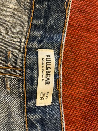 Pantalones Cortos Vaqueros Azul Pull&Bear