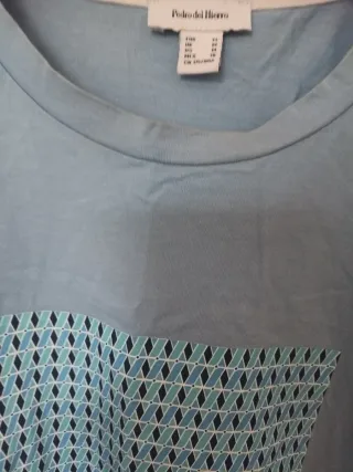 Camiseta Pedro del Hierro Azul