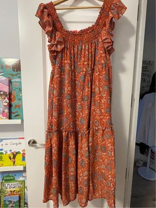 Vestido largo estampado verano SHEIN