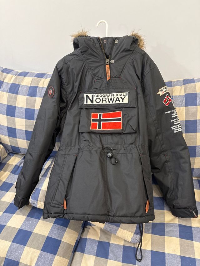 Cazadora Geographical Norway Negra 3L 12/14