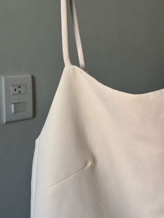 Blusa tirantes blanca Mango