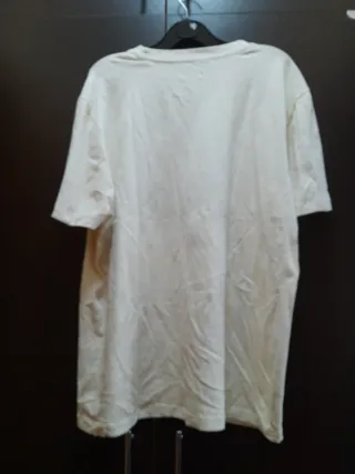 Camiseta manga corta chico blanca