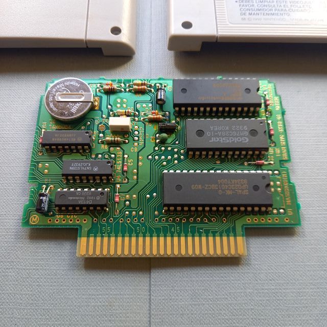 Super Nintendo SNES Super Mario Kart PAL B Esp