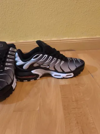 Zapatillas Nike Air Max Plus TN Negras y Plateadas