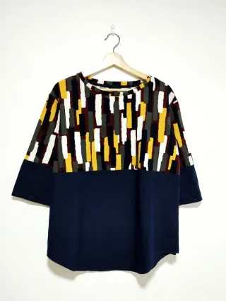Camisa COS Mujer Azul Multicolor