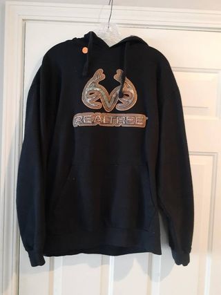 Sudadera con capucha Realtree Negra Hombre