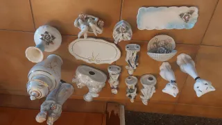 Conjunto figuras cerámica variadas