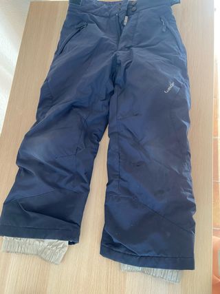 Pantalón de esquí azul talla 8