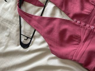 Blusa halter Stradivarius rosa