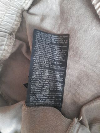 Sudadera Zara Beige Media Cremallera