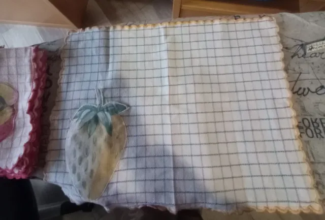 Tovagliette e tovaglioli scuola materna in cotone