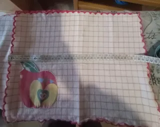 Tovagliette e tovaglioli scuola materna in cotone 