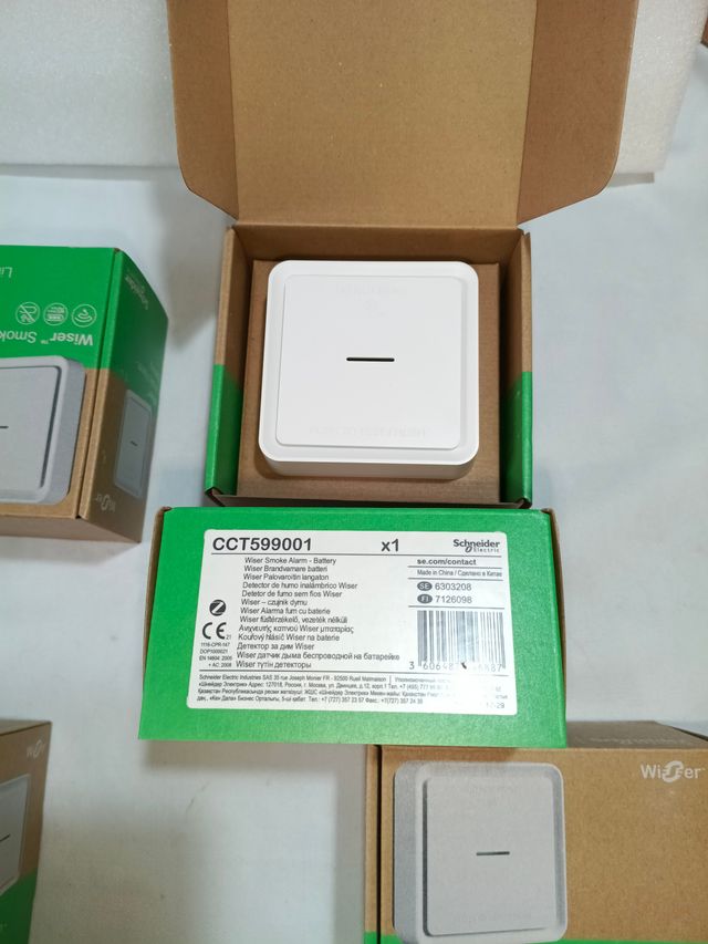 Sensor de humo Schneider Electric Wiser