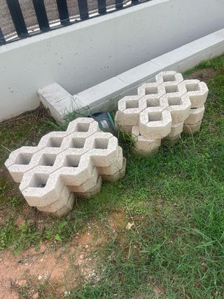 Adoquines de hormigón para jardín
