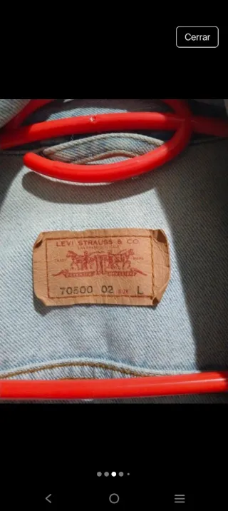 Cazadora vaquera Levis
