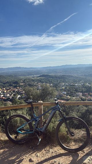 Bicicleta Eléctrica Enduro Haibike Azul